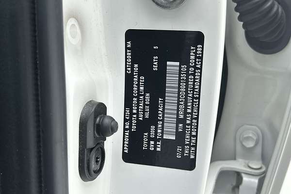 2021 Toyota Hilux SR5 GUN126R 4X4