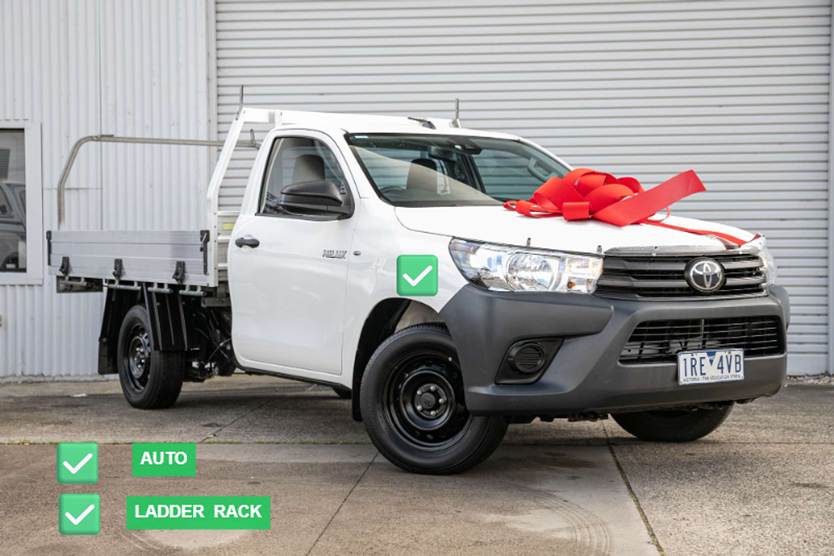 2019 Toyota Hilux Workmate TGN121R Rear Wheel Drive