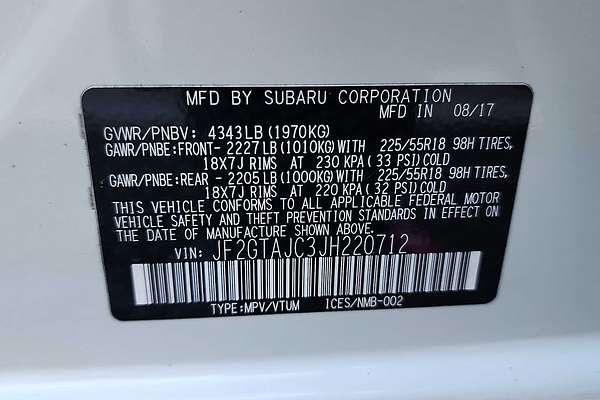 2018 Subaru Crosstrek Limited