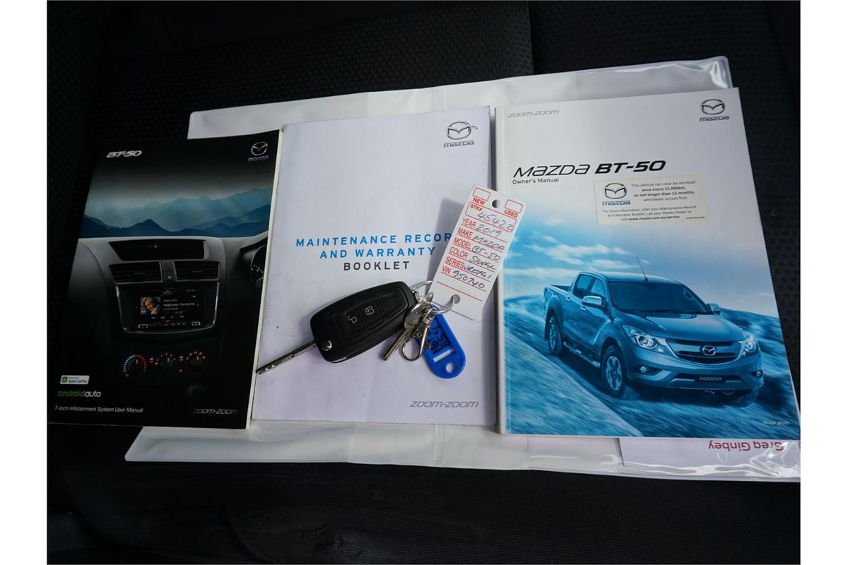 2019 Mazda BT-50 XT UR 4X4