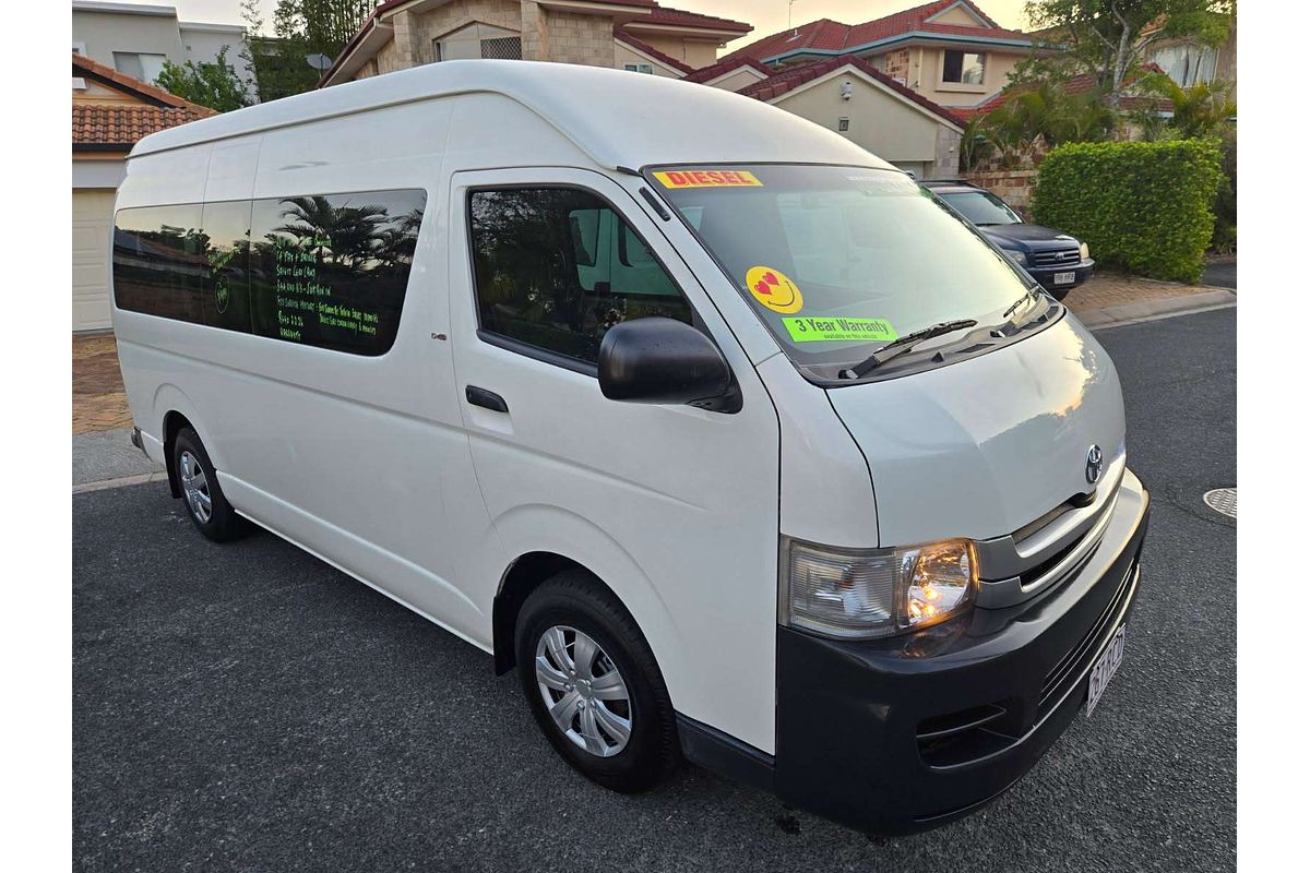 2010 Toyota Hiace Commuter KDH223R ELWB High Roof