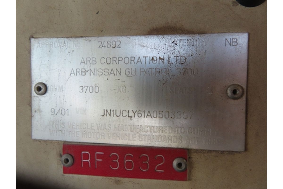 2001 Nissan Patrol DX GU 4X4