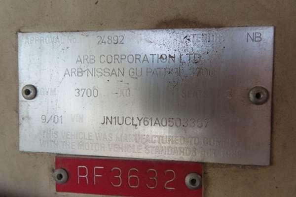 2001 Nissan Patrol DX GU 4X4