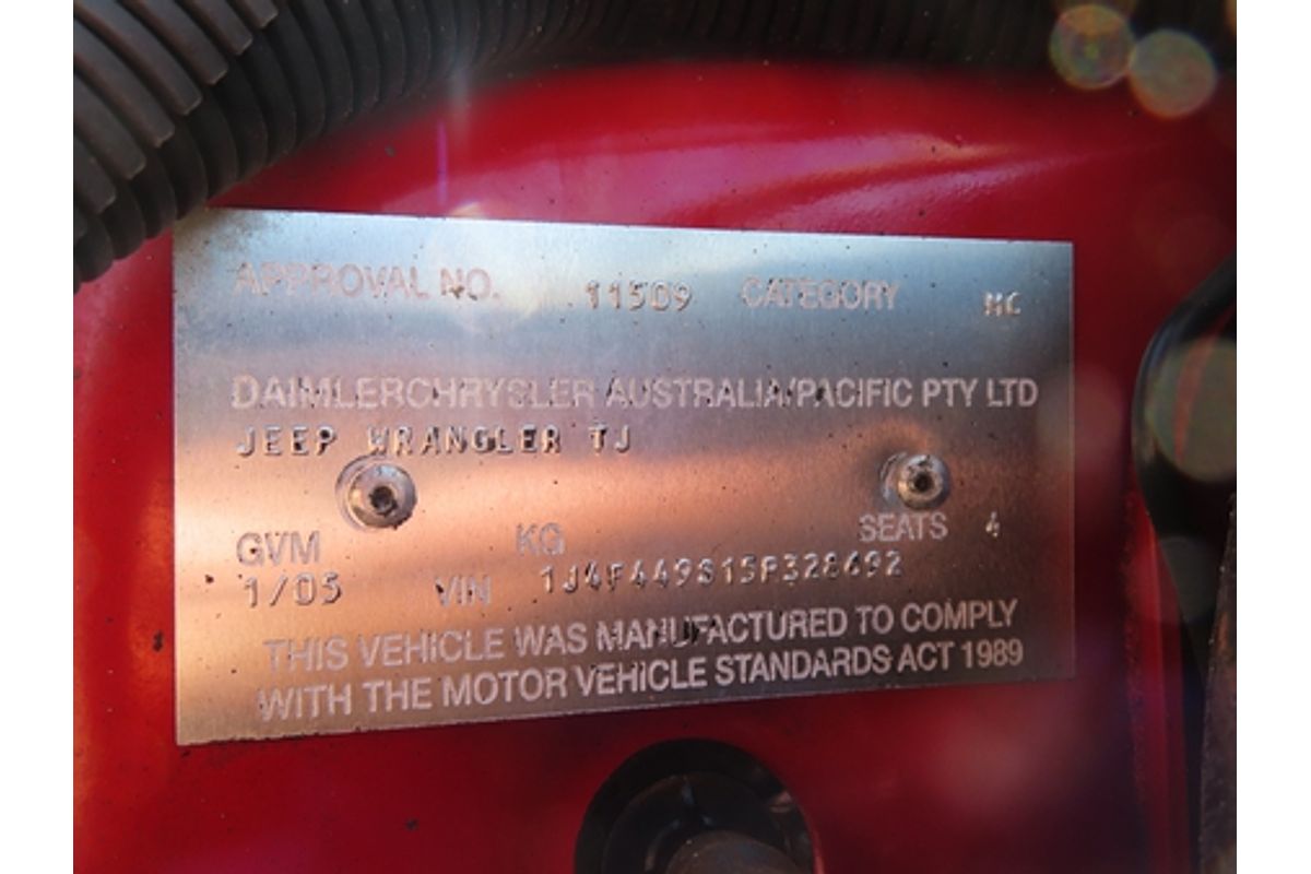 2005 Jeep Wrangler Sport TJ