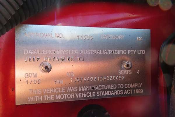 2005 Jeep Wrangler Sport TJ