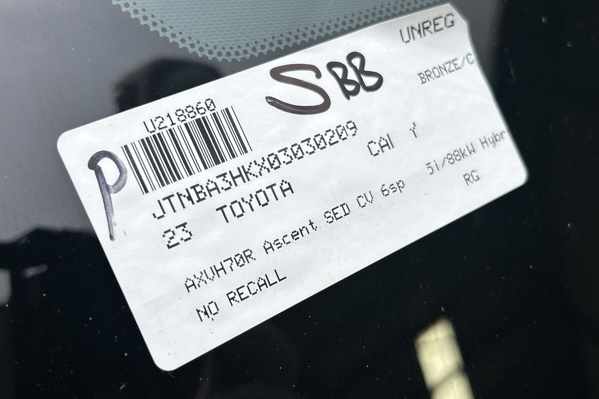 2023 Toyota Camry Ascent AXVH70R