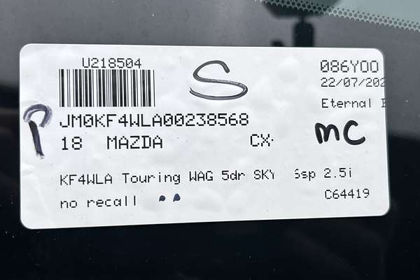 2018 Mazda CX-5 Touring KF Series