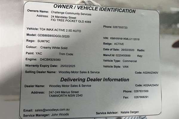 2018 Hyundai iMax Active TQ4