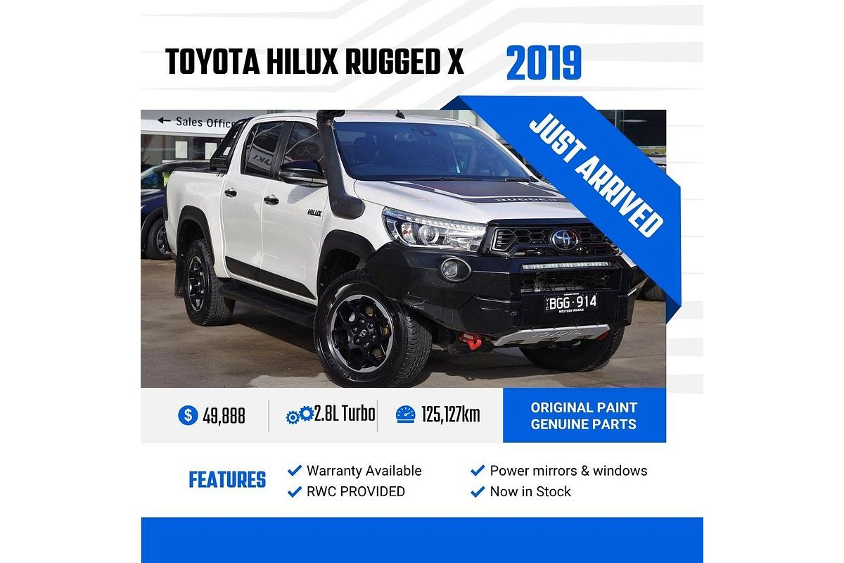2019 Toyota Hilux Rugged X GUN126R 4X4