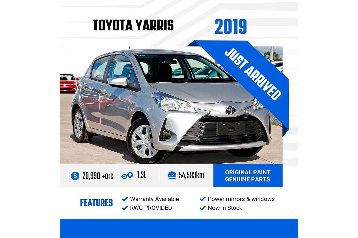 2019 Toyota Yaris Ascent NCP130R