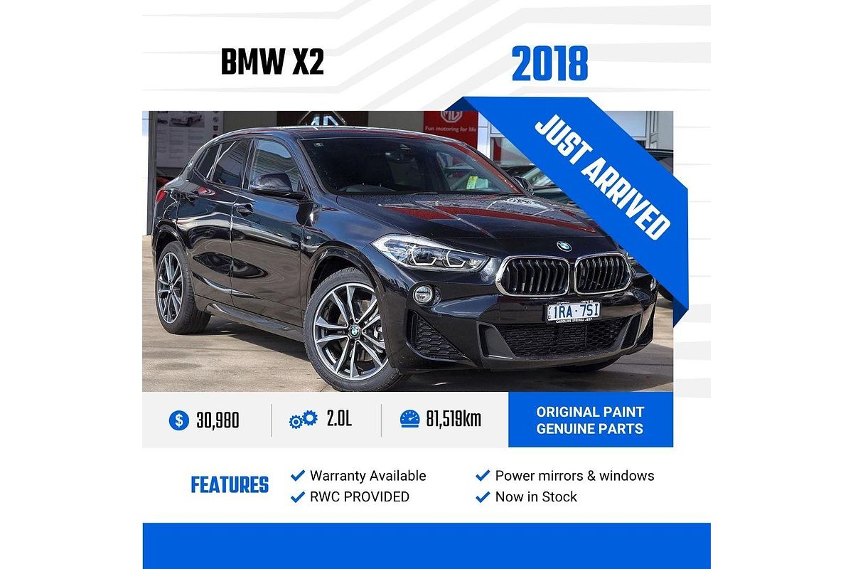 2018 BMW X2 xDrive20d M Sport F39