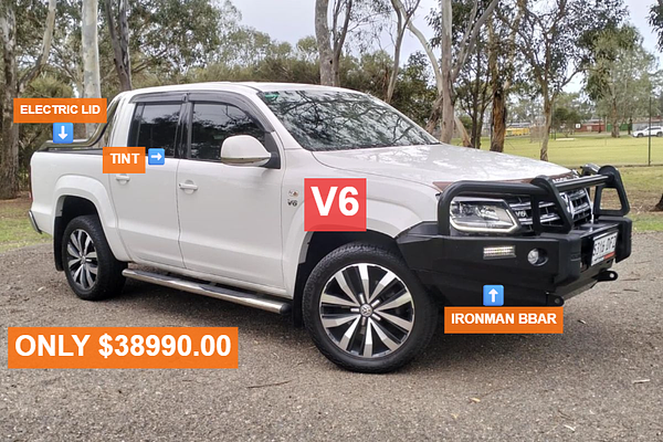 2019 Volkswagen Amarok TDI580 Ultimate 2H 4X4