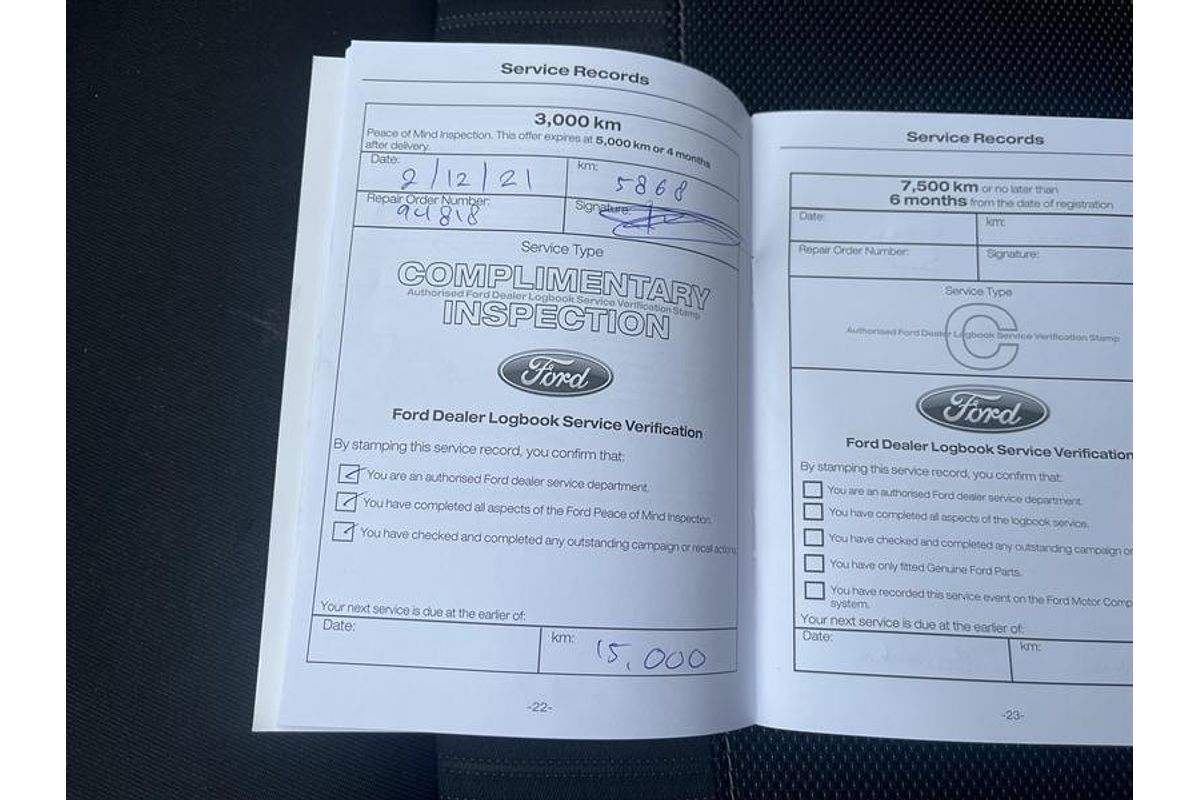 2021 Ford Ranger XLT PX MkIII 4X4 2.0L