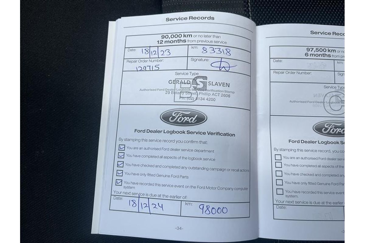 2021 Ford Ranger XLT PX MkIII 4X4 2.0L