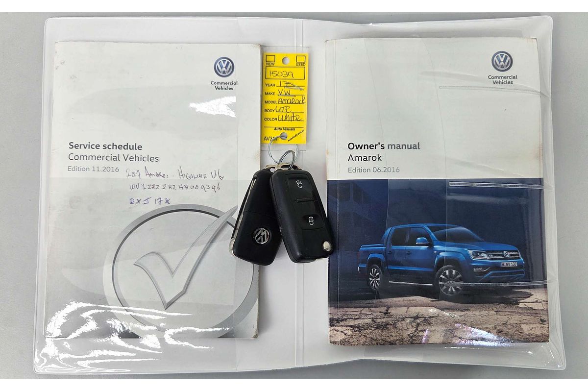2017 Volkswagen Amarok TDI550 Highline 2H 4X4