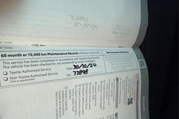 2020 Toyota Corolla Ascent Sport Hybrid ZWE211R