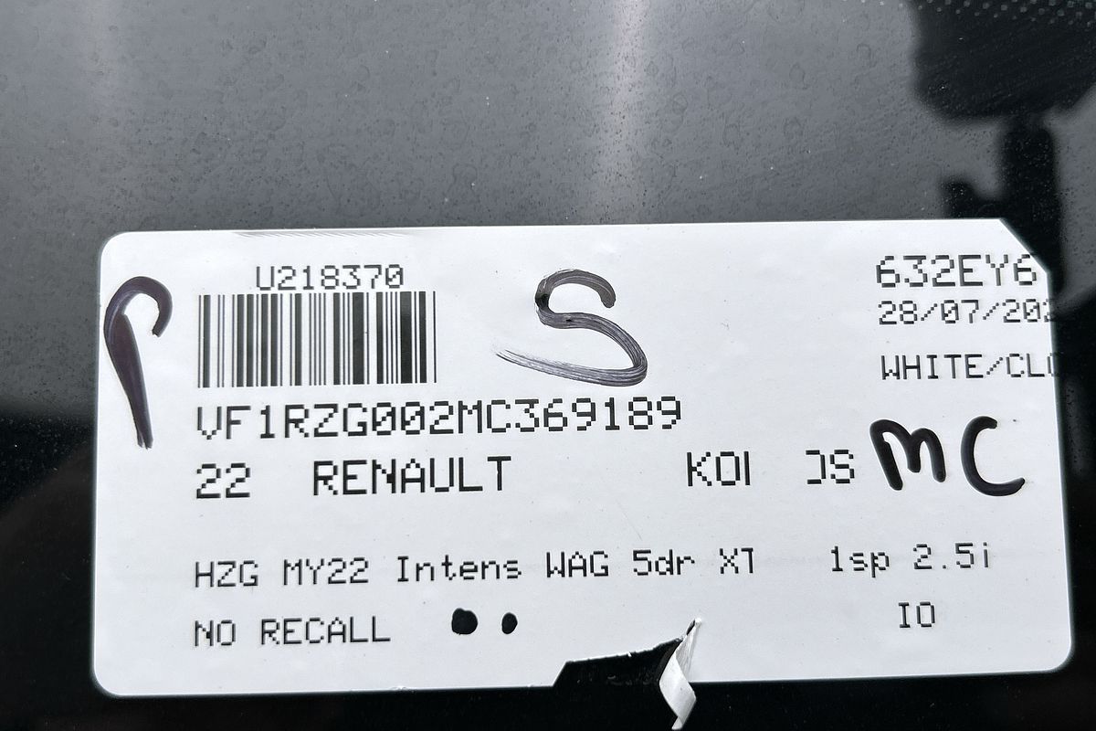 2022 Renault Koleos Intens HZG