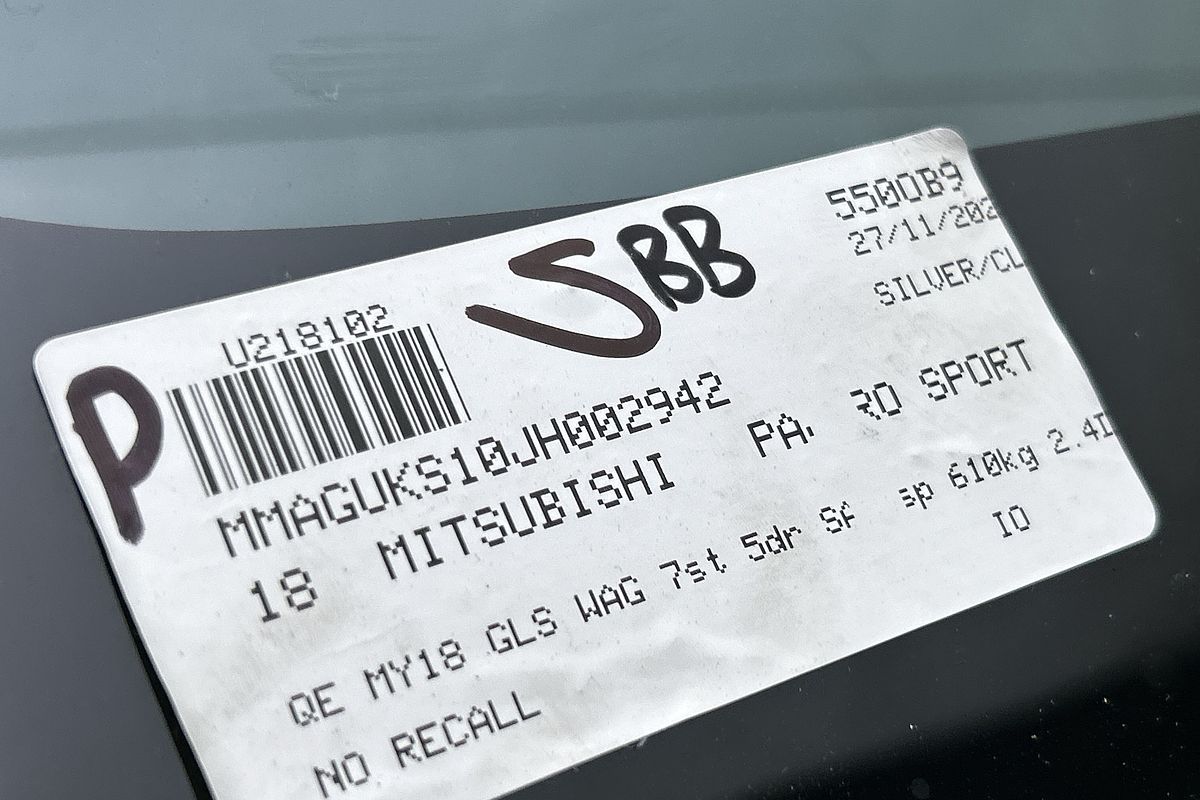 2018 Mitsubishi Pajero Sport GLS QE