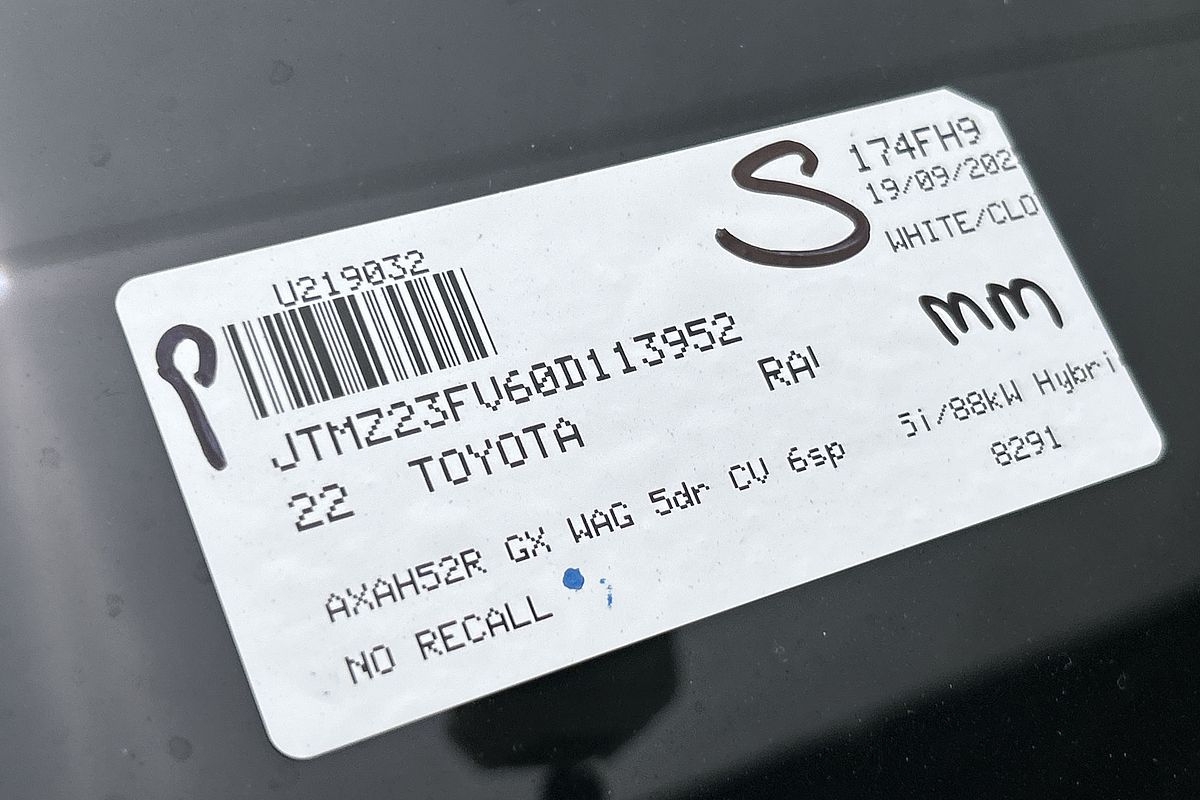 2022 Toyota RAV4 GX AXAH52R