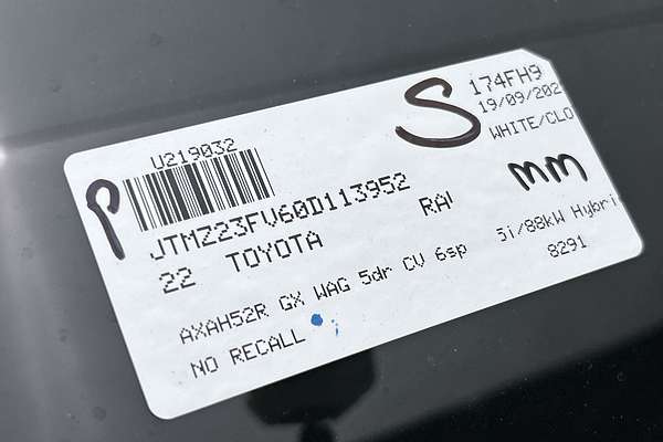 2022 Toyota RAV4 GX AXAH52R