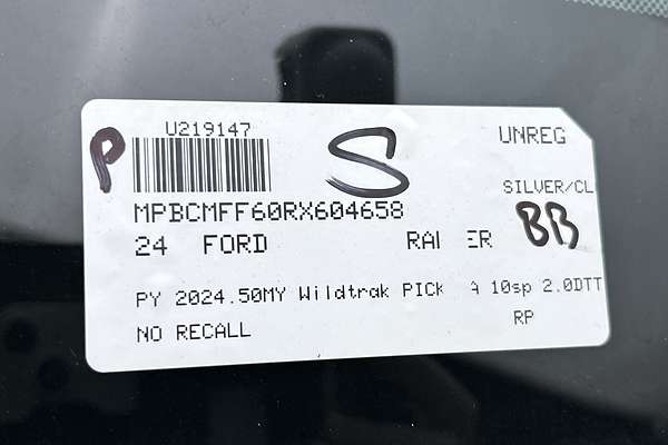 2024 Ford Ranger Wildtrak 4X4 2.0L