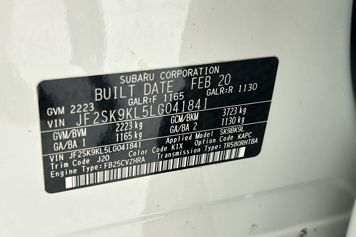 2020 Subaru Forester 2.5i Premium S5