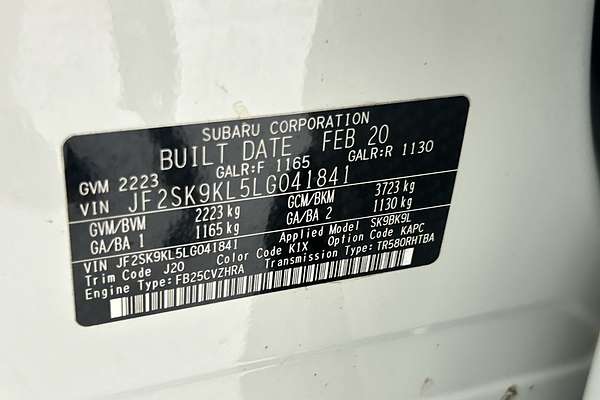 2020 Subaru Forester 2.5i Premium S5