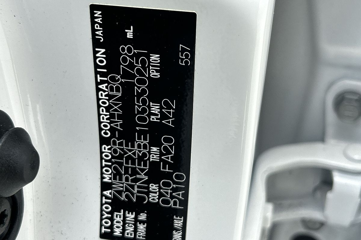 2024 Toyota Corolla Ascent Sport Hybrid ZWE219R