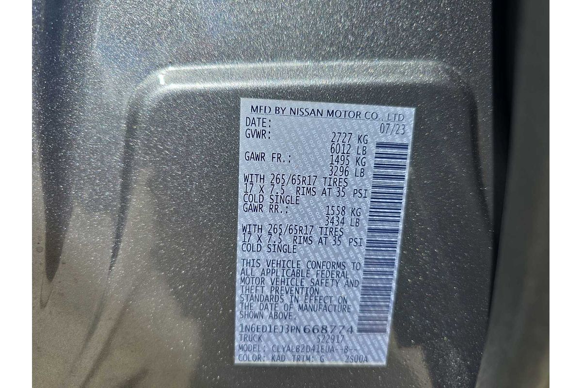 2023 Nissan Frontier SV