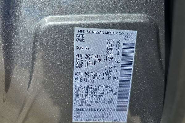 2023 Nissan Frontier SV