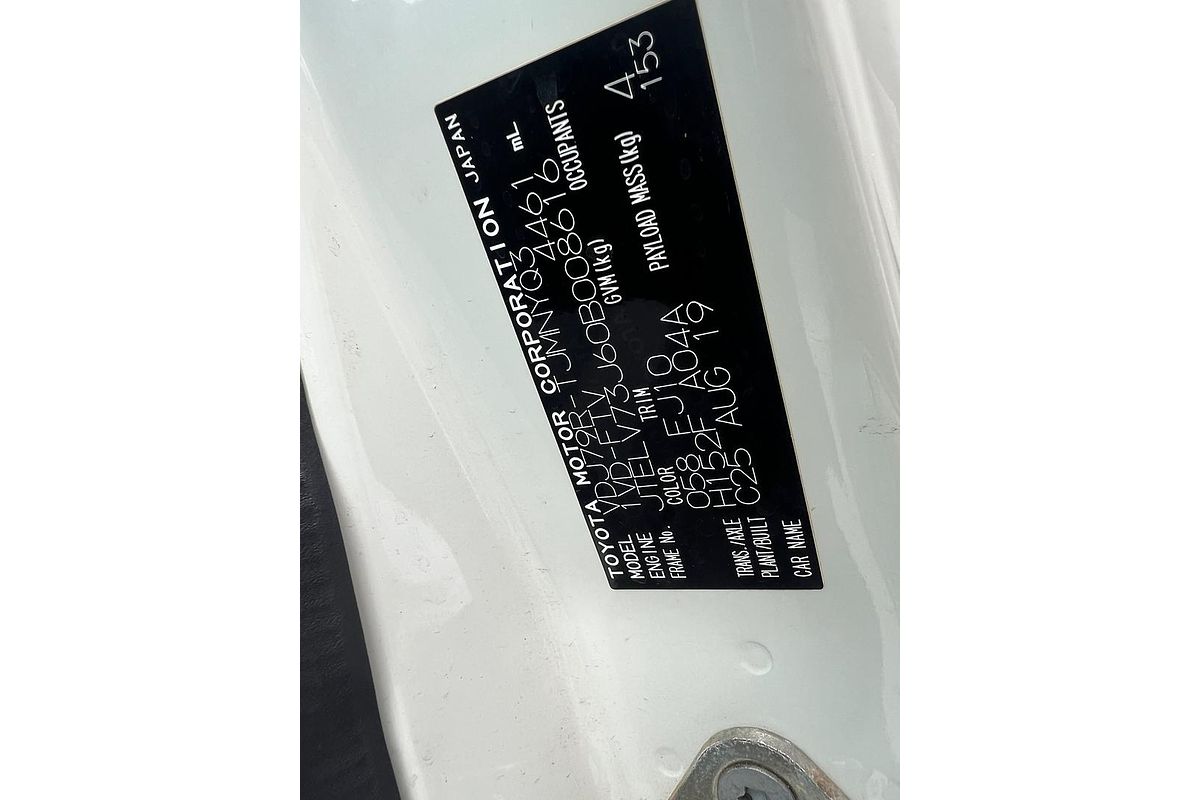 2019 Toyota Landcruiser GXL VDJ79R 4X4