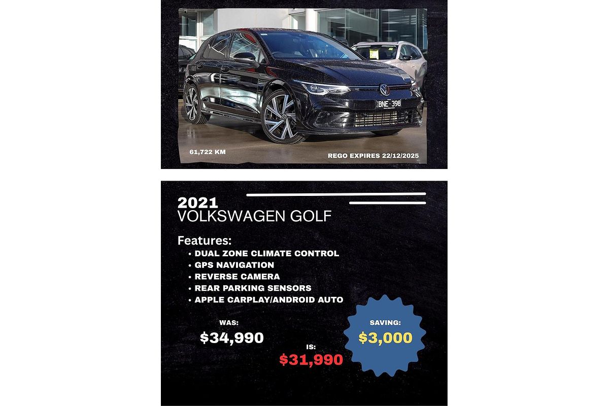2021 Volkswagen Golf 110TSI R-Line 8