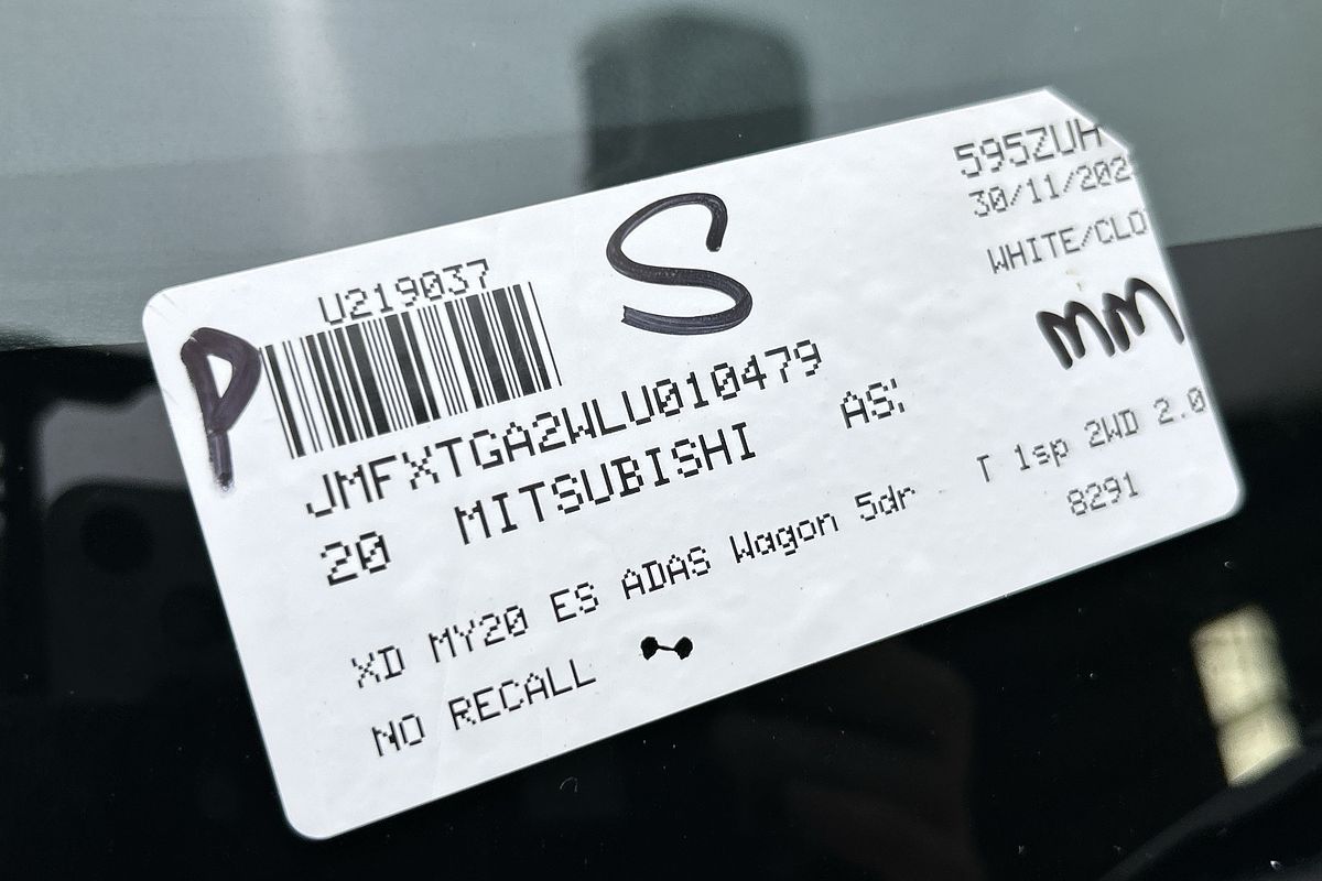 2020 Mitsubishi ASX ES ADAS XD