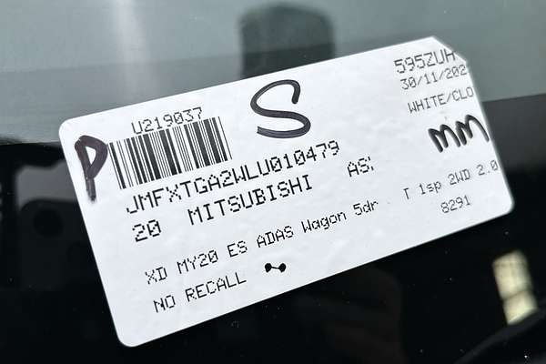 2020 Mitsubishi ASX ES ADAS XD