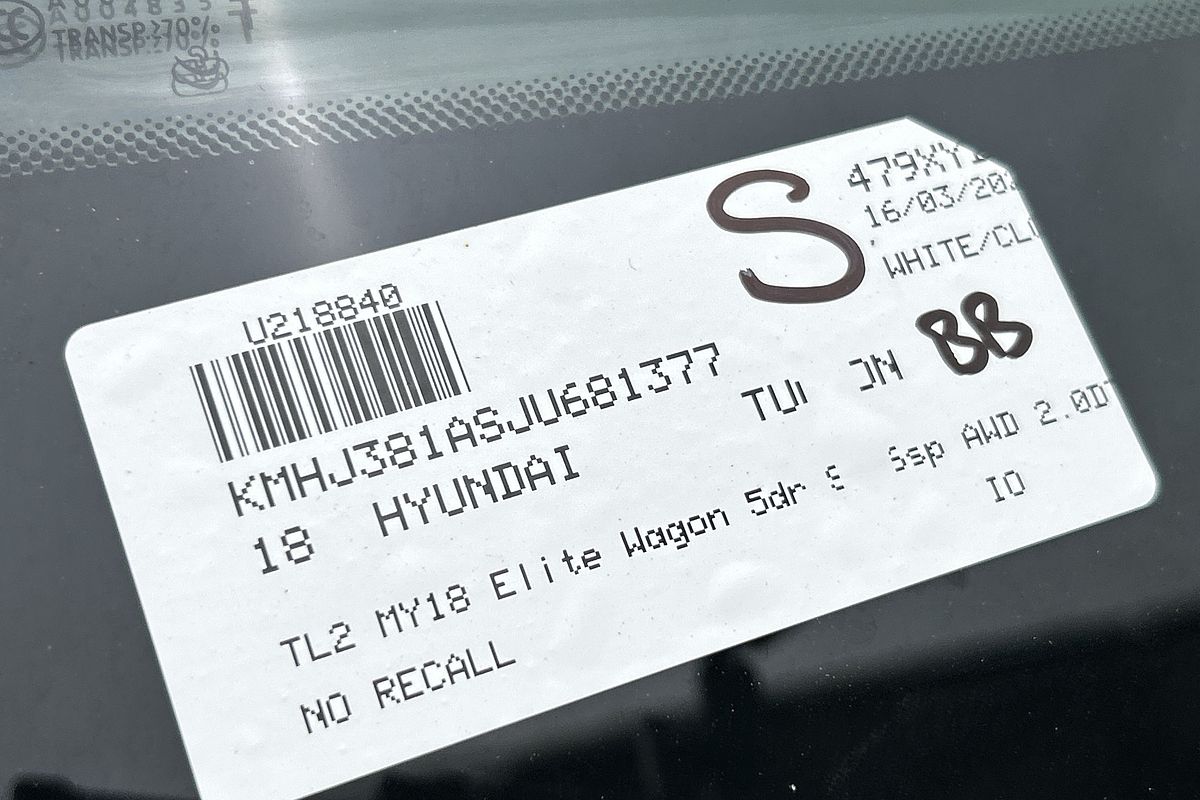 2018 Hyundai Tucson Elite TL2