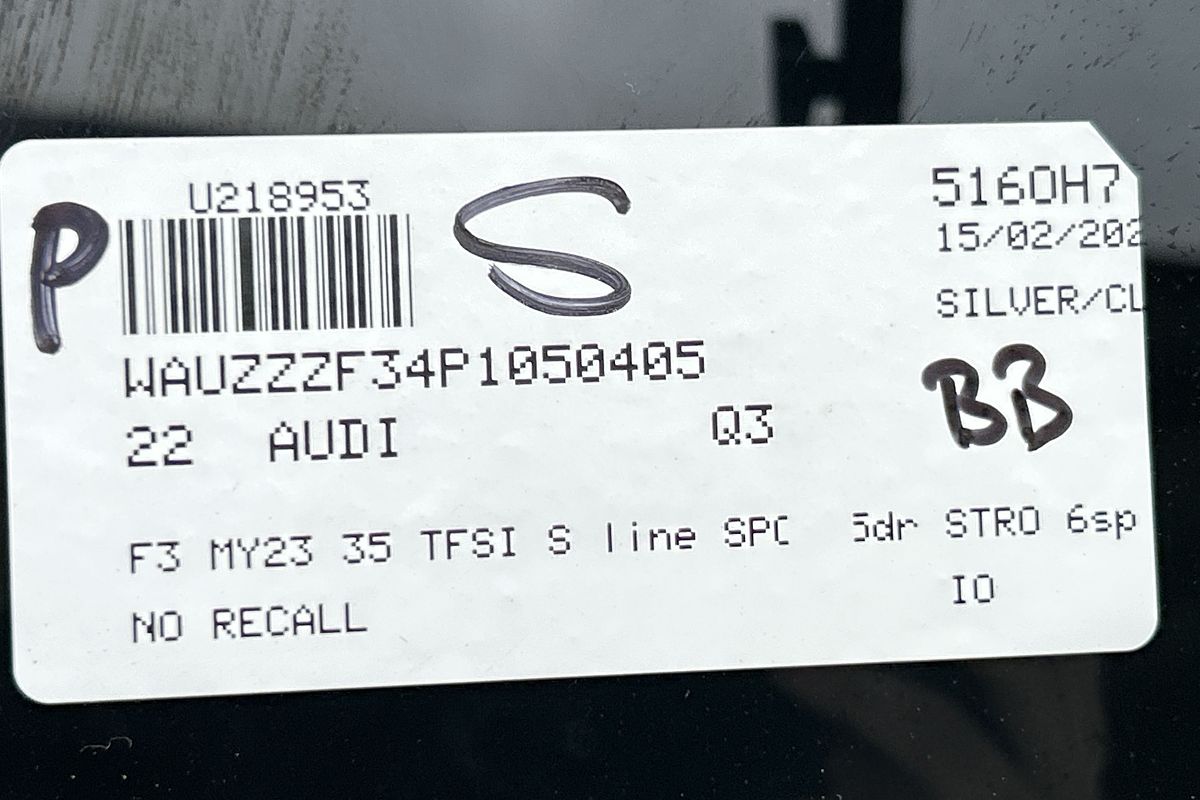 2022 Audi Q3 35 TFSI S line F3