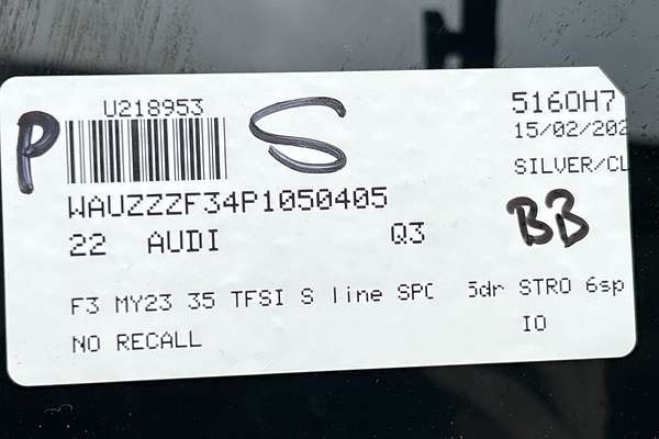 2022 Audi Q3 35 TFSI S line F3