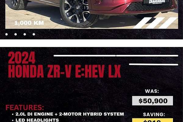 2024 Honda ZR-V e:HEV LX RZ
