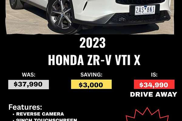 2023 Honda ZR-V VTi X RZ