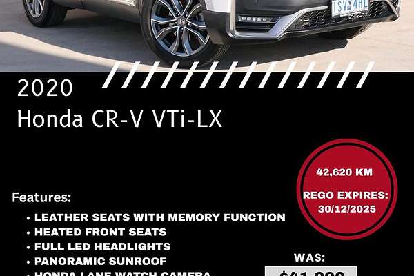 2020 Honda CR-V VTi-LX RW
