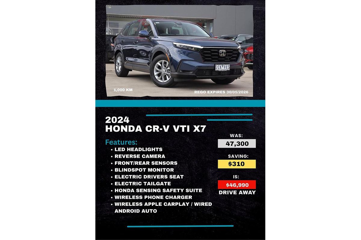 2024 Honda CR-V VTi X7 RS