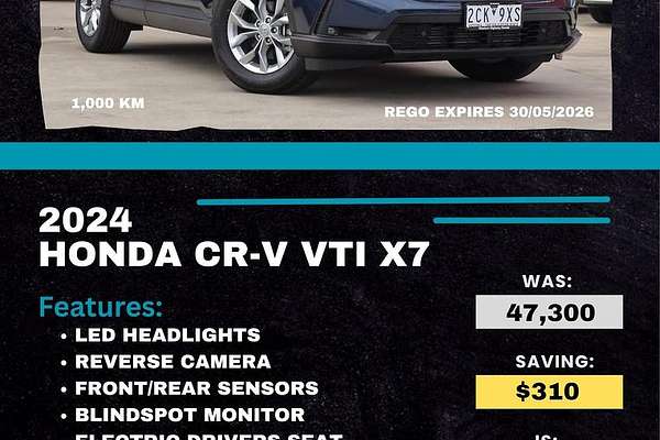 2024 Honda CR-V VTi X7 RS