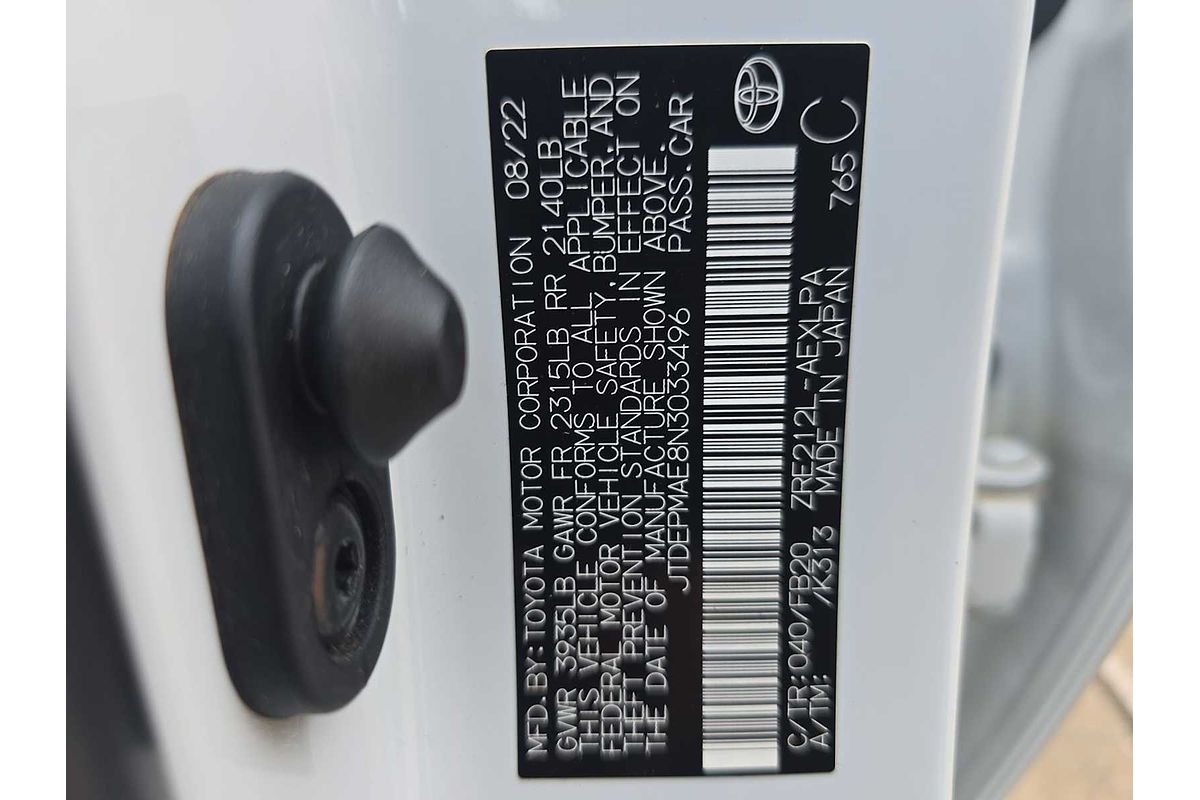 2022 Toyota Corolla LE