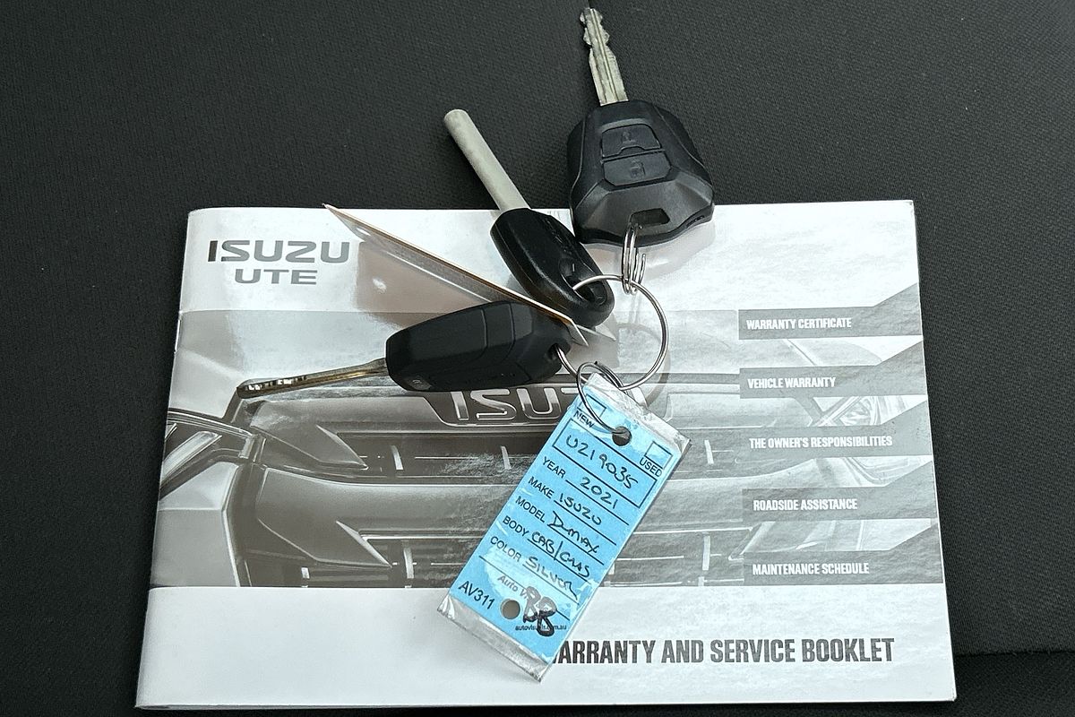 2021 Isuzu D-MAX SX High Ride Rear Wheel Drive