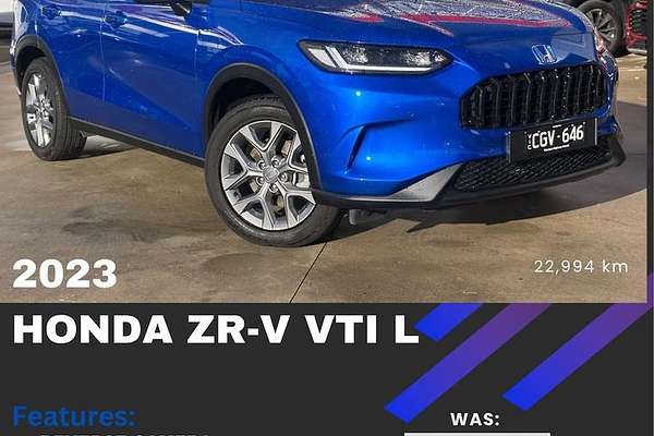 2023 Honda ZR-V VTi L RZ