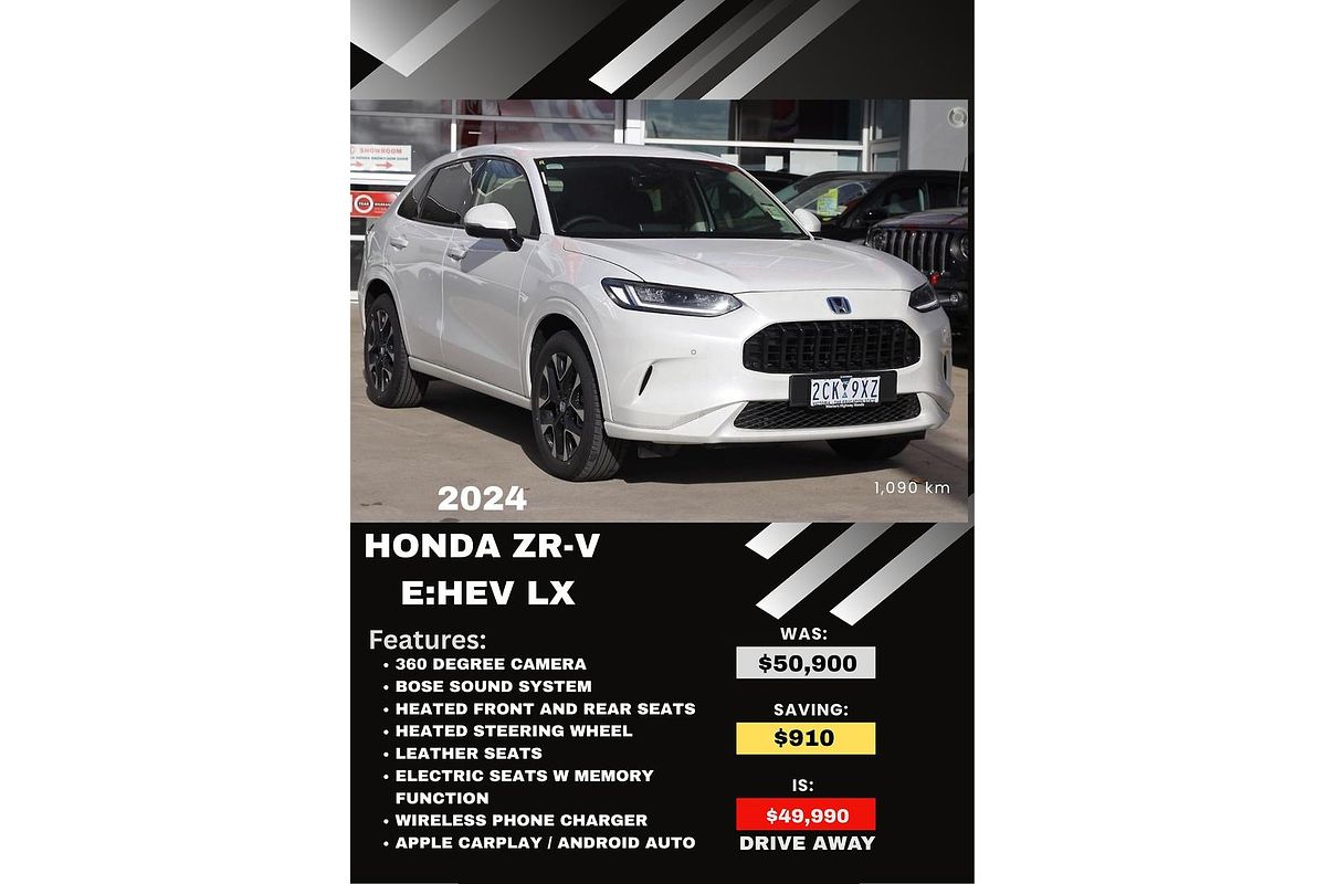 2024 Honda ZR-V e:HEV LX RZ