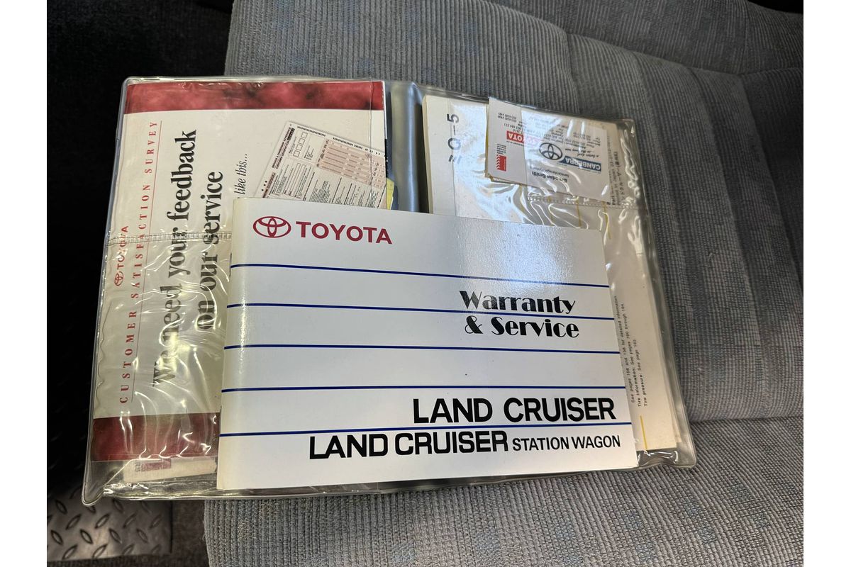 2002 Toyota Landcruiser RV HDJ79R 4X4