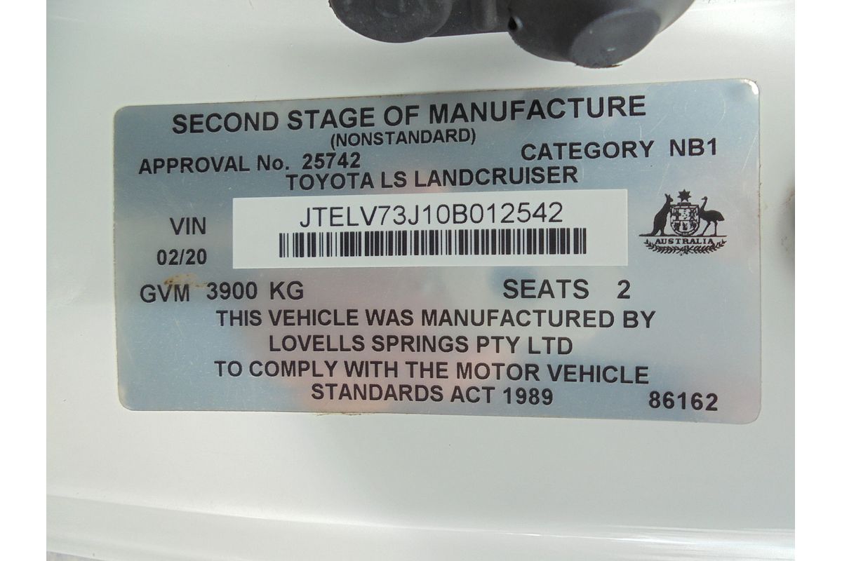 2019 Toyota Landcruiser GXL VDJ79R 4X4