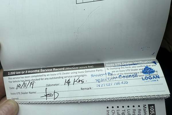 2019 Isuzu D-MAX SX 4X4