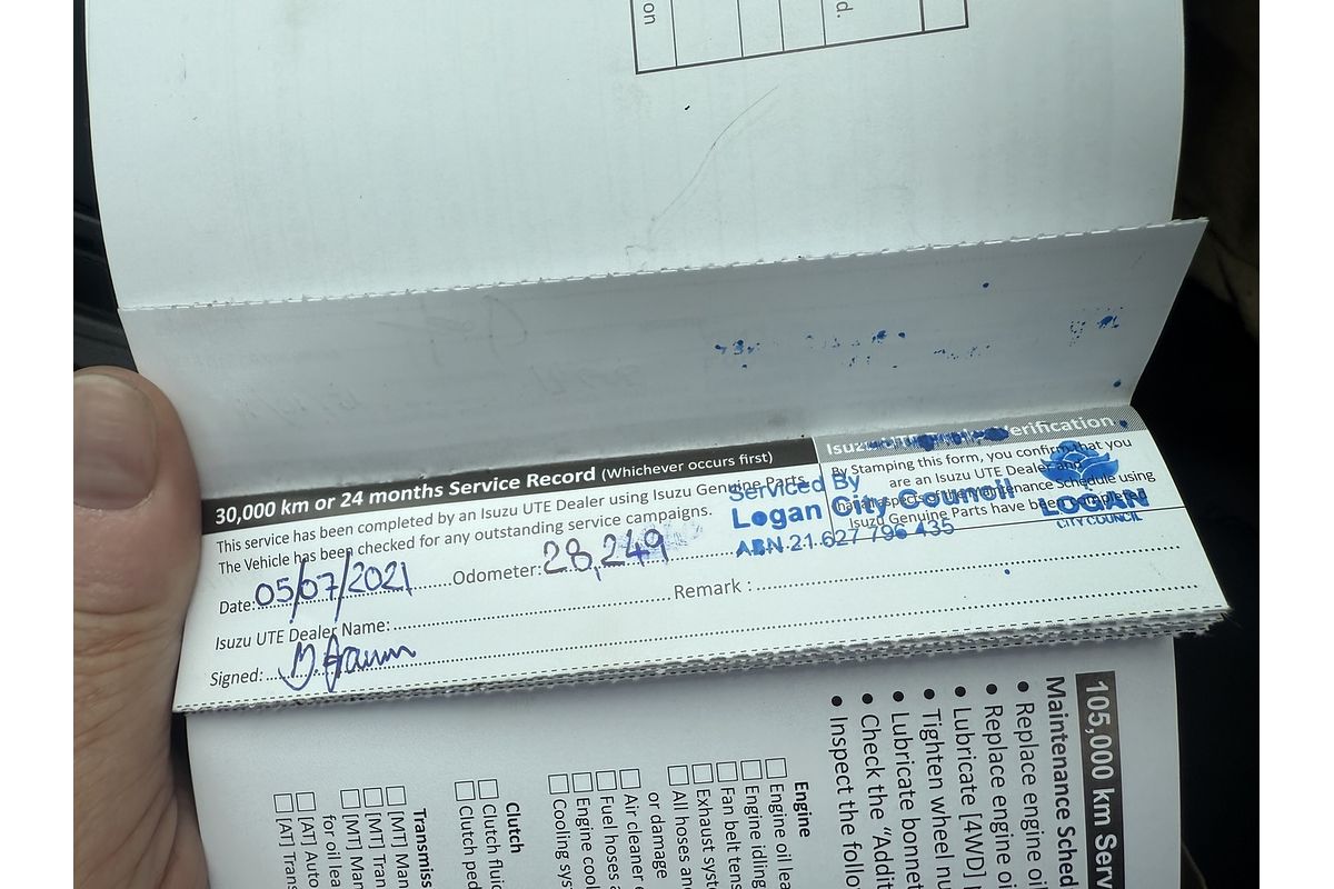 2019 Isuzu D-MAX SX 4X4